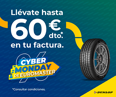 Disfruta de nuestra promoción Cyber Monday con neumáticos Dunlop