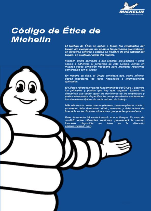código ética michelin