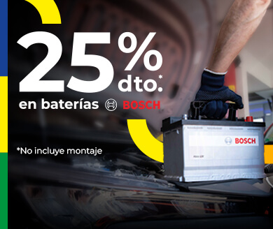 ¡APROVECHA NUESTRA PROMOCIÓN EN BATERÍAS BOSCH!
